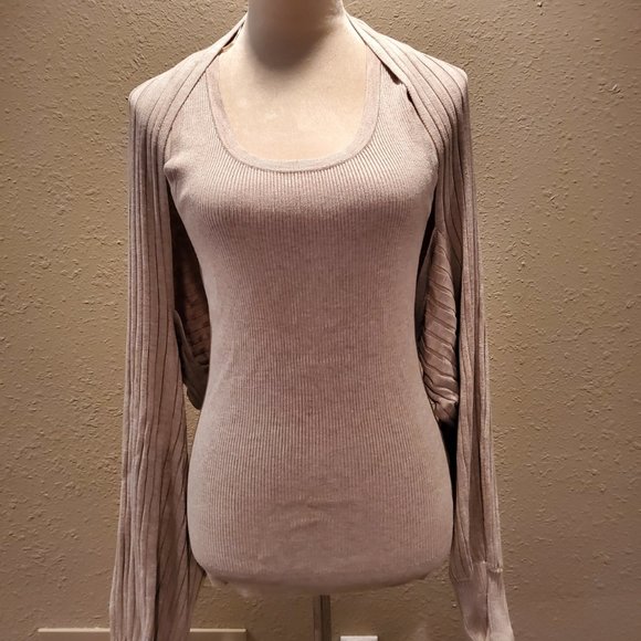 Amazing tank top with shrug/bolero set, sold as a pair - EUC - Picture 1 of 9